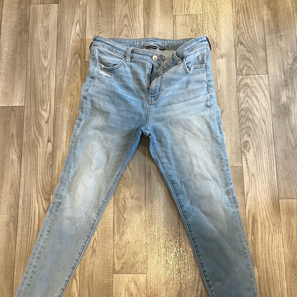 American Eagle Outfitters Sky Blue Skinny Jeans